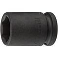 HAZET Nástrčná hlavice pro rázový a strojový utahovák 880S-15 ∙ 3/8 palce (10 mm) čtyřhran dutý ∙ Trakční profil vnější šestihran ∙ Velikost 15 mm