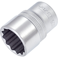 HAZET Nástrčná hlavice 900AZ-7/8 ∙ 1/2 palce (12,5 mm) čtyřhran dutý ∙ Vnější dvojitý šestihran trakční profil ∙ Velikost 7/8″