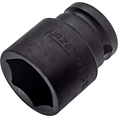 HAZET Nástrčná hlavice pro rázový a strojový utahovák 900S-25 ∙ 1/2 palce (12,5 mm) čtyřhran dutý ∙ Trakční profil vnější šestihran ∙ Velikost 25 mm