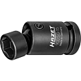 HAZET Kloubová nástrčná hlavice pro rázový a strojový utahovák 900SG-15 ∙ 1/2 palce (12,5 mm) čtyřhran dutý ∙ Trakční profil vnější šestihran ∙ Velikost 15 mm