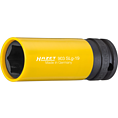 HAZET Nástrčná hlavice pro rázový a strojový utahovák 903SLG-19 ∙ 1/2 palce (12,5 mm) čtyřhran dutý ∙ Trakční profil vnější šestihran ∙ Velikost 19 mm