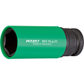HAZET Nástrčná hlavice pro rázový a strojový utahovák 903SLG-22 ∙ 1/2 palce (12,5 mm) čtyřhran dutý ∙ Trakční profil vnější šestihran ∙ Velikost 22 mm