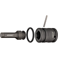 HAZET Nástrčná hlavice pro rázový, strojový utahovák 985S-14LG/4 ∙ 1/2 palce (12,5 mm) čtyřhran dutý ∙ Profil vnitřní šestihran ∙ 4-dílný