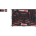 VIGOR Sada úhlových štoubováků a šroubováků s T-rukojetí ∙ V5175 ∙ Vnitřní profil TORX®, Profil vnitřní šestihran ∙ 34-dílný ∙ 2 – 10 · T9 – T40 ∙ Počet ks nářadí: 34