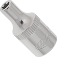 VIGOR T nástrčná hlavice ∙ V2185N ∙ 1/4 palce (6,3 mm) čtyřhran dutý ∙ Vnější profil TORX® ∙ Velikost E4
