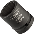VIGOR Nástrčná hlavice pro rázový utahovák ∙ V5026 ∙ 3/4 palce (20 mm) čtyřhran dutý ∙ Vnější dvojitý šestihran profil ∙ Velikost 30 mm