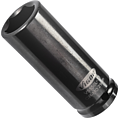VIGOR Nástrčná hlavice pro rázový utahovák ∙ dlouhá ∙ V5550L-21 ∙ 1/2 palce (12,5 mm) čtyřhran dutý ∙ Profil vnější šestihran ∙ Velikost 21 mm