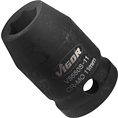 VIGOR Nástrčná hlavice pro rázový utahovák ∙ krátká ∙ V5550S-11 ∙ 1/2 palce (12,5 mm) čtyřhran dutý ∙ Profil vnější šestihran ∙ Velikost 11 mm