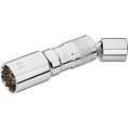VIGOR  Nástrčná hlavice na zapalovací svíčky ∙ V7002-18 ∙ 3/8 palce (10 mm) čtyřhran dutý ∙ Vnější dvojitý šestihran profil ∙ Velikost 18 mm