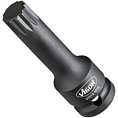 VIGOR Nástrčná hlavice (vnitřní tisícihran) pro rázový a strojový utahovák (XZN) ∙ V7018-M16 ∙ 1/2 palce (12,5 mm) čtyřhran dutý ∙ Vnitřní ozubený profil XZN ∙ Velikost M16