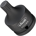 VIGOR Nástrčná hlavice (vnitřní 6hran) pro rázový a strojový utahovák ∙ V7212-M16 ∙ 3/4 palce (20 mm) čtyřhran dutý ∙ Vnitřní ozubený profil XZN ∙ Velikost M16