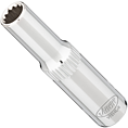 VIGOR Nástrčná hlavice dvojitý šestihran ∙ dlouhá ∙ V7514L-6 ∙ 1/4 palce (6,3 mm) čtyřhran dutý ∙ Vnější dvojitý šestihran profil ∙ Velikost 6 mm