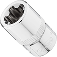 VIGOR E+ nástrčná hlavice ∙ V7920-EPR14 ∙ 3/8 palce (10 mm) čtyřhran dutý ∙ Vnější profil s 5 zaoblenými bočnicemi (podobné TORX®) ∙ Velikost E14+