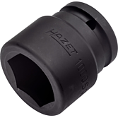 HAZET Nástrčná hlavice pro rázový a strojový utahovák 1000S-33 ∙ 3/4 palce (20 mm) čtyřhran dutý ∙ Profil vnější šestihran ∙ Velikost 33 mm