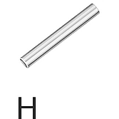 HAZET Spojovací kolík 1000S-H1736 ∙ 3/4 palce (20 mm) čtyřhran dutý ∙ ∅ 4 x 36