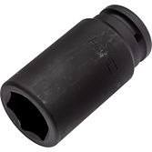 HAZET Nástrčná hlavice pro rázový a strojový utahovák 1000SLG-33 ∙ 3/4 palce (20 mm) čtyřhran dutý ∙ Profil vnější šestihran ∙ Velikost 33 mm