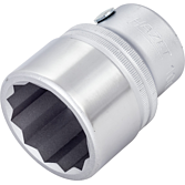 HAZET Nástrčná hlavice 1000Z-34 ∙ 3/4 palce (20 mm) čtyřhran dutý ∙ Profil vnější dvojitý šestihran ∙ Velikost 34 mm