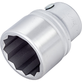 HAZET Nástrčná hlavice 1000Z-35 ∙ 3/4 palce (20 mm) čtyřhran dutý ∙ Profil vnější dvojitý šestihran ∙ Velikost 35 mm