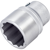 HAZET Nástrčná hlavice 1000Z-36 ∙ 3/4 palce (20 mm) čtyřhran dutý ∙ Profil vnější dvojitý šestihran ∙ Velikost 36 mm