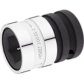 HAZET Adapt&eacute;r pro rychlou v&yacute;měnu pro r&aacute;zov&yacute; a strojov&yacute; utahov&aacute;k 1003S-2 ∙ 3/4 palce (20 mm) čtyřhran dut&yacute; ∙ Profil vnitřn&iacute; &scaron;estihran ∙ D&eacute;lka: 54 mm