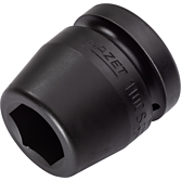 HAZET Nástrčná hlavice pro rázový a strojový utahovák 1100S-27 ∙ 1 palec (25 mm) čtyřhran dutý ∙ Profil vnější šestihran ∙ Velikost 27 mm