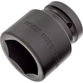 HAZET Nástrčná hlavice pro rázový a strojový utahovák 1100S-46 ∙ 1 palec (25 mm) čtyřhran dutý ∙ Profil vnější šestihran ∙ Velikost 46 mm