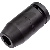 HAZET Nástrčná hlavice pro rázový a strojový utahovák 1100SLG-24 ∙ 1 palec (25 mm) čtyřhran dutý ∙ Profil vnější šestihran ∙ Velikost 24 mm
