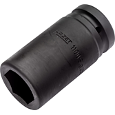 HAZET Nástrčná hlavice pro rázový a strojový utahovák 1100SLG-36 ∙ 1 palec (25 mm) čtyřhran dutý ∙ Profil vnější šestihran ∙ Velikost 36 mm