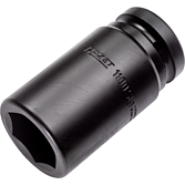 HAZET Nástrčná hlavice pro rázový a strojový utahovák 1100SLG-38 ∙ 1 palec (25 mm) čtyřhran dutý ∙ Profil vnější šestihran ∙ Velikost 38 mm