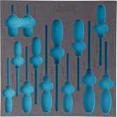 HAZET 2komponentn&iacute; vložka z měkk&eacute; pěny 163-100L ∙ d x &scaron;: 344 mm x 342 mm