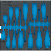 HAZET 2komponentn&iacute; vložka z měkk&eacute; pěny 163-100LN ∙ d x &scaron;: 344 mm x 342 mm