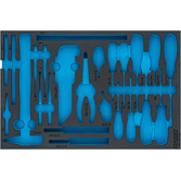 HAZET 2komponentn&iacute; vložka z měkk&eacute; pěny 163-120LN ∙ d x &scaron;: 519 mm x 342 mm