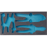 HAZET 2komponentní vložka z měkké pěny 163-121L ∙ d x š: 342 mm x 172 mm