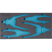 HAZET 2komponentní vložka z měkké pěny 163-124L ∙ d x š: 342 mm x 172 mm