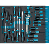 HAZET Sada &scaron;roubov&aacute;ků 163-141/31N ∙ Kř&iacute;žov&yacute; profil PH, Profil vnitřn&iacute; &scaron;estihran, Ploch&yacute; profil, Vnitřn&iacute; profil TORX&reg; ∙ 31-d&iacute;ln&yacute; ∙ 1,5&thinsp;&ndash;&thinsp;10 ∙ PH1&thinsp;&ndash;&thinsp;PH3 ∙ T6&thinsp;&ndash;&thinsp;T30