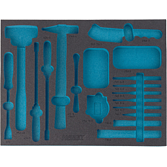 HAZET 2komponentn&iacute; vložka z měkk&eacute; pěny 163-143L ∙ d x &scaron;: 519 mm x 392 mm