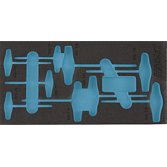 HAZET 2komponentní vložka z měkké pěny 163-182L ∙ d x š: 342 mm x 172 mm