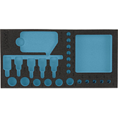 HAZET 2komponentní vložka z měkké pěny 163-192L ∙ d x š: 342 mm x 172 mm