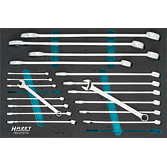 HAZET Sada očkoplochých klíčů 163-210/19 ∙ Vnější dvojitý šestihran trakční profil ∙ 19-dílný ∙ 8 – 34