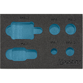 HAZET 2komponentní vložka z měkké pěny 163-217L ∙ d x š: 172 mm x 114 mm