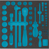 HAZET 2komponentn&iacute; vložka z měkk&eacute; pěny 163-224L ∙ d x &scaron;: 344 mm x 342 mm