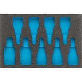 HAZET 2komponentní vložka z měkké pěny 163-271L ∙ d x š: 172 mm x 114 mm