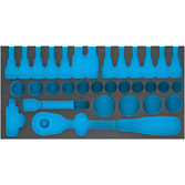 HAZET 2komponentní vložka z měkké pěny 163-272L ∙ d x š: 342 mm x 172 mm