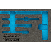 HAZET 2komponentní vložka z měkké pěny 163-323L ∙ d x š: 172 mm x 114 mm