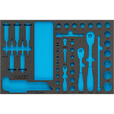 HAZET 2komponentn&iacute; vložka z měkk&eacute; pěny 163-329L ∙ d x &scaron;: 519 mm x 342 mm