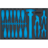 HAZET 2komponentn&iacute; vložka z měkk&eacute; pěny 163-330LN ∙ d x &scaron;: 519 mm x 342 mm