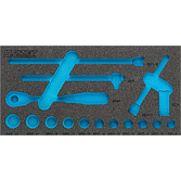 HAZET 2komponentní vložka z měkké pěny 163-335L ∙ d x š: 342 mm x 172 mm