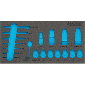 HAZET 2komponentní vložka z měkké pěny 163-336L ∙ d x š: 342 mm x 172 mm