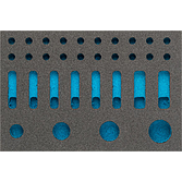 HAZET 2komponentní vložka z měkké pěny 163-346L ∙ d x š: 172 mm x 114 mm