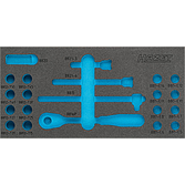 HAZET 2komponentní vložka z měkké pěny 163-348L ∙ d x š: 342 mm x 172 mm